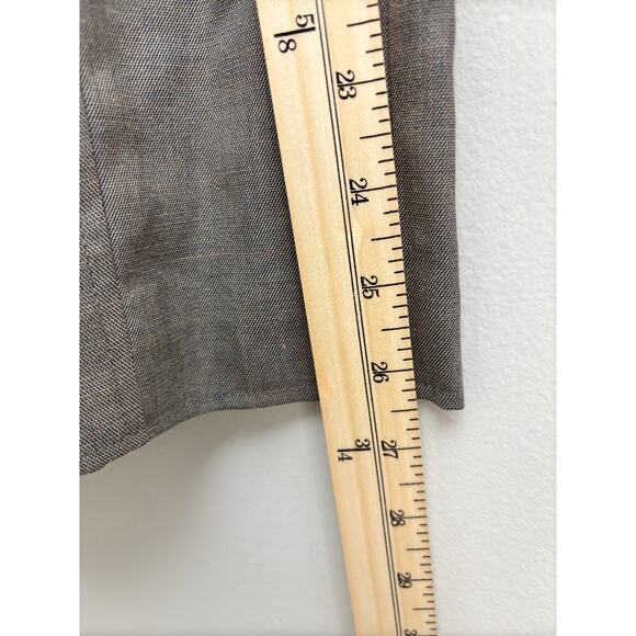 Vintage Retro Brown High Waist Double Breasted Tailored Midi Pencil Skirt Size 4 - Picture 8 of 8